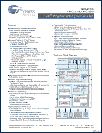 Click here to download CY8C22545-24AXI Datasheet