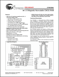 Click here to download CY9C6264-70SC Datasheet