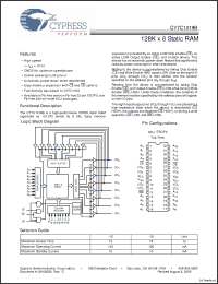 Click here to download CY7C1019B_06 Datasheet