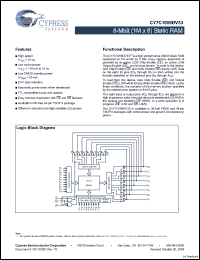 Click here to download CY7C1059DV33_09 Datasheet