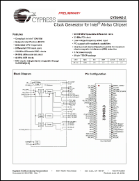 Click here to download CY28442-2 Datasheet