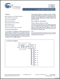 Click here to download CY7B9910-5SCT Datasheet