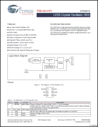 Click here to download CY2X013FLXCT Datasheet