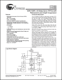 Click here to download CY7C4282-10ASC Datasheet