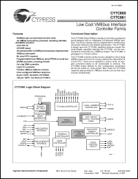Click here to download CY7C961 Datasheet