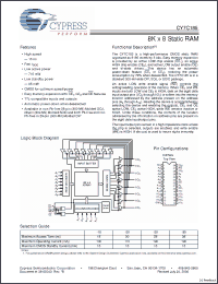 Click here to download CY7C185_06 Datasheet