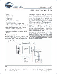 Click here to download CY62136CV30LL-70BVXI Datasheet