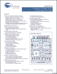 Click here to download CY8CTST120-56LFXIT Datasheet