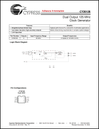 Click here to download CY26126SC Datasheet