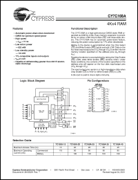 Click here to download CY7C168A_01 Datasheet