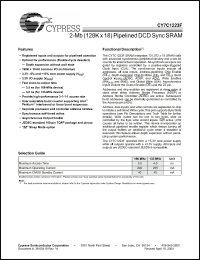 Click here to download CY7C1223F Datasheet