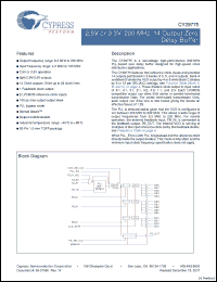 Click here to download CY29775AI Datasheet
