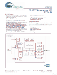 Click here to download CY7C67200-48BAXI Datasheet