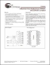 Click here to download CY28352OXCT Datasheet