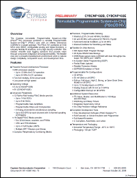 Click here to download CY8CNP102B Datasheet