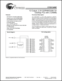 Click here to download CY2313ANZSC-1 Datasheet
