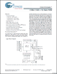 Click here to download CY62137VNLL-70ZXI Datasheet