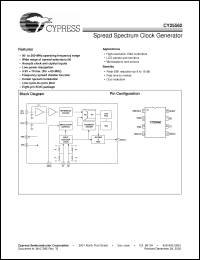 Click here to download CY25562 Datasheet
