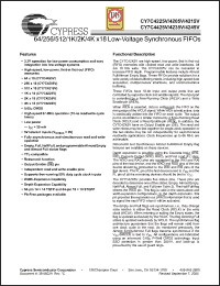 Click here to download CY7C4245V-15ASXC Datasheet