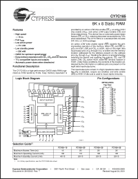 Click here to download CY7C185_01 Datasheet