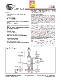 Click here to download CY7C4265-15ASC Datasheet