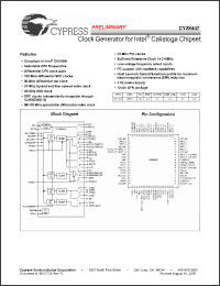 Click here to download CY28447LFXCT Datasheet