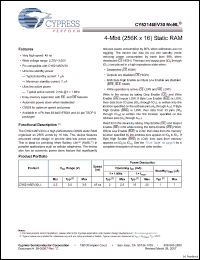 Click here to download CY62146EV30LL Datasheet