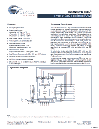 Click here to download CY62128EV30LL-45SXI Datasheet