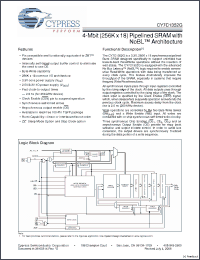 Click here to download CY7C1352G_06 Datasheet