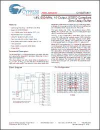 Click here to download CY2SSTU877_06 Datasheet