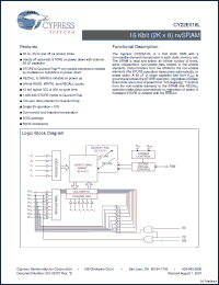 Click here to download CY22E016L-SZ25XC Datasheet