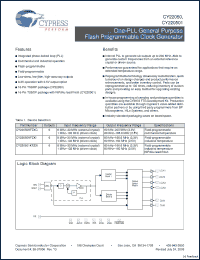 Click here to download CY22050KFZXI Datasheet