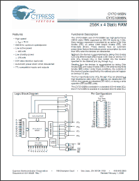 Click here to download CY7C106BN Datasheet
