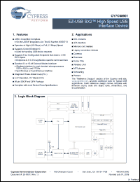 Click here to download CY7C68001_09 Datasheet