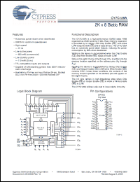 Click here to download CY7C128A-15VXC Datasheet