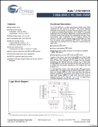 Click here to download CY62126EV30_09 Datasheet
