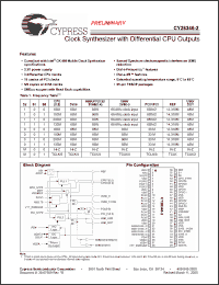 Click here to download CY28346ZXC-2 Datasheet