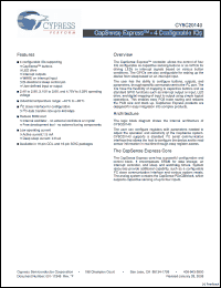 Click here to download CY8C20140-SX2I Datasheet