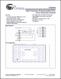 Click here to download CY2XP304BVC Datasheet