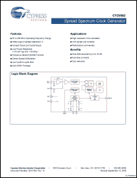 Click here to download CY25562SXCT Datasheet