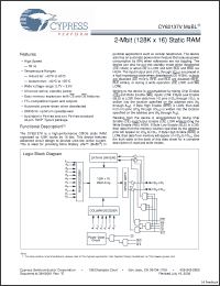 Click here to download CY62137VLL-70ZXE Datasheet