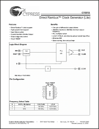 Click here to download CY2212 Datasheet