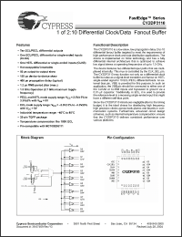 Click here to download CY2DP3110 Datasheet