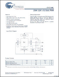 Click here to download CY7C199C_06 Datasheet