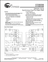 Click here to download CY7C09279_02 Datasheet