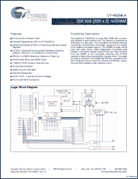Click here to download CY14E256LA-ZS45XIT Datasheet