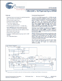 Click here to download CY7C1212H-133AXC Datasheet