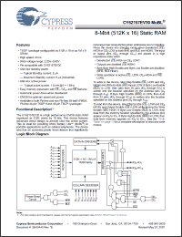 Click here to download CY62157EV30 Datasheet