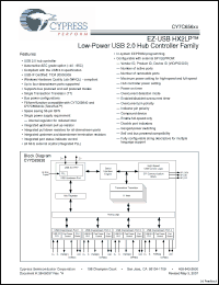 Click here to download CY7C65620-56LFXC Datasheet