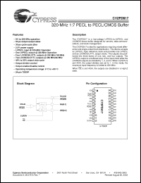 Click here to download CY2PD817ZC Datasheet